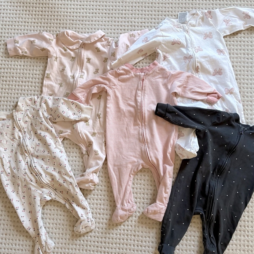 H&M Footie Pajamas Set